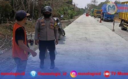 Polisi Cegah Pemerasan di Jalinsum Lampung Utara