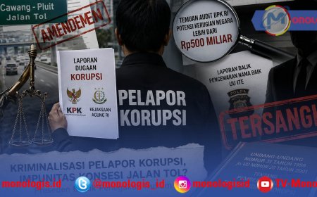 Preseden Buruk Penegakan Hukum: Anomali Kriminalisasi Pelapor Korupsi dan Impunitas Konsesi Jalan Tol