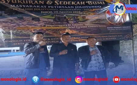 Sedekah Bumi di Candi Jolotundo, Mojokerto Jawa Timur, Digelar Penuh Khidmat