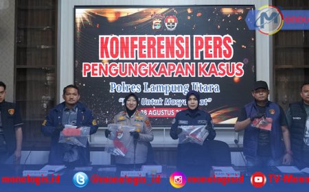 Sebulan Menjabat, Kapolres Lampura Ungkap 48 Kasus