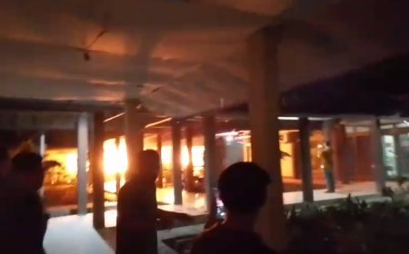 Kebakaran Gudang RSUD Ryacudu Lampung Utara, Seluruh Pasien dan Petugas Dipastikan Selamat