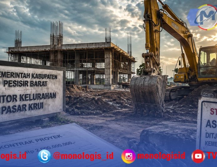 Pemkab Pesisir Barat Disinyalir Langgar Ketentuan, Proyek Kantor Kelurahan Rp2 M Dibangun di Lahan Milik Kementan