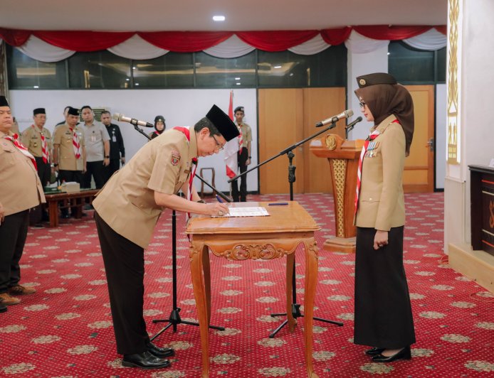 Wagub Jihan Minta Pramuka UIN RIL Perkuat Pendidikan Karakter