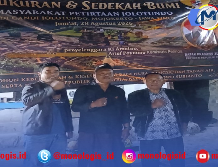 Sedekah Bumi di Candi Jolotundo, Mojokerto Jawa Timur, Digelar Penuh Khidmat