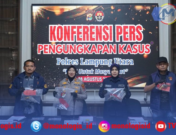 Sebulan Menjabat, Kapolres Lampura Ungkap 48 Kasus