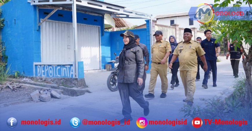 Eva Dwiana Tinjau Perbaikan Jalan Way Laga