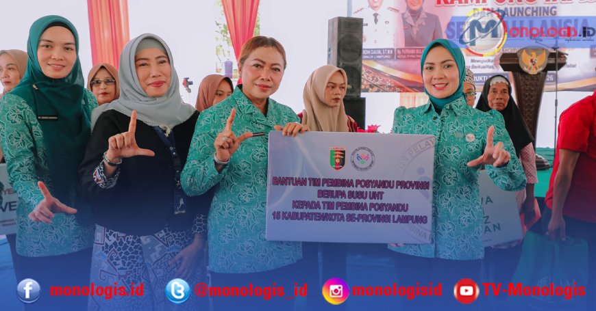 Wulan Mirza Canangkan Desa TAPIS dan Luncurkan Sekolah Lansia di Lamteng