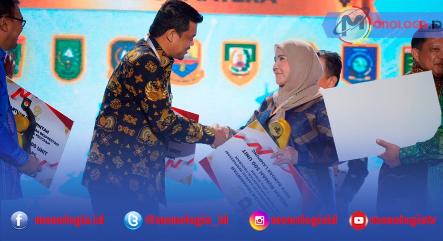Pemkot Bandar Lampung Raih Penghargaan Program 3 Juta Rumah