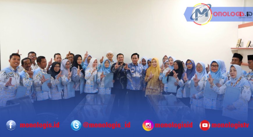 Sekda Lamsel Minta 27 Plt Kepala SD Ciptakan Sekolah Nyaman