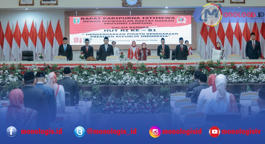 Gubernur Lampung Hadiri Pidato Kenegaraan Prabowo