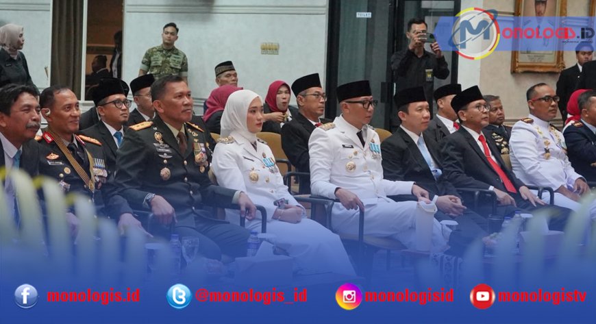 Gubernur Lampung Saksikan Detik-Detik Proklamasi dari Balai Keratun