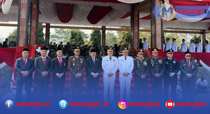 Kepala Kantor Pertanahan Tubaba Ikuti Upacara HUT RI