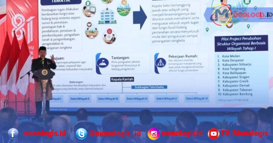 ATR/BPN Ubah Struktur Kantah Berbasis Wilayah