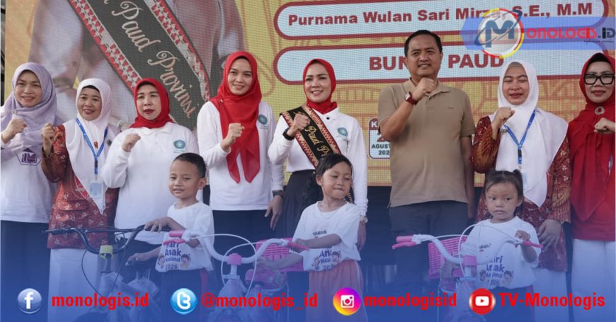 40 Ribu Anak Lampung Ikuti Senam Massal