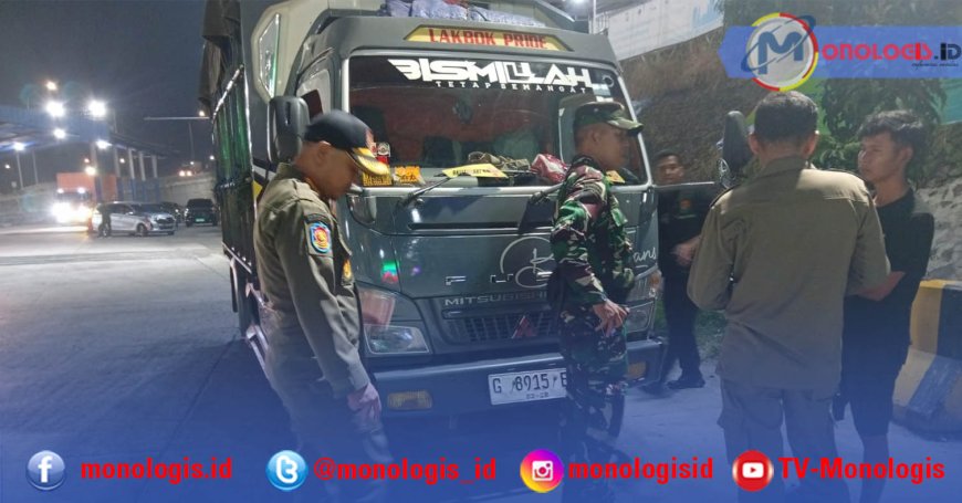 Satpol PP Pantau Pengiriman 10 Ton Gabah di Bakauheni