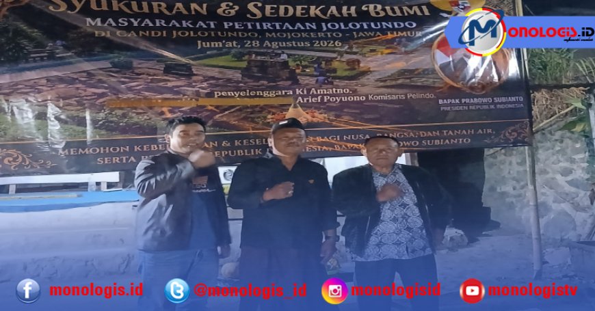 Sedekah Bumi di Candi Jolotundo, Mojokerto Jawa Timur, Digelar Penuh Khidmat