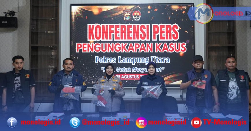 Sebulan Menjabat, Kapolres Lampura Ungkap 48 Kasus