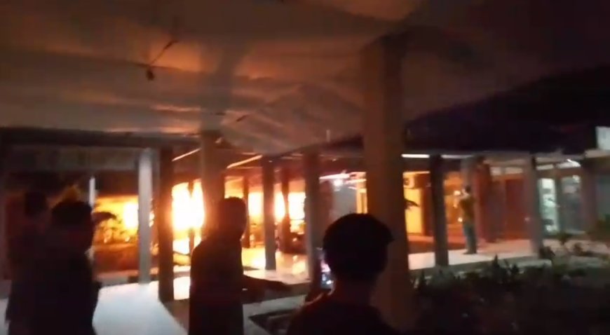 Kebakaran Gudang RSUD Ryacudu Lampung Utara, Seluruh Pasien dan Petugas Dipastikan Selamat