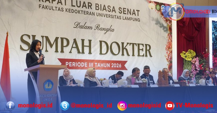 102 Dokter Baru Unila Resmi Disumpah