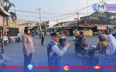 Kapolres Lampura Pantau Pengamanan Pagi