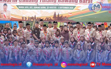 Bupati Tubaba Dorong Pramuka Jadi Garda Pangan