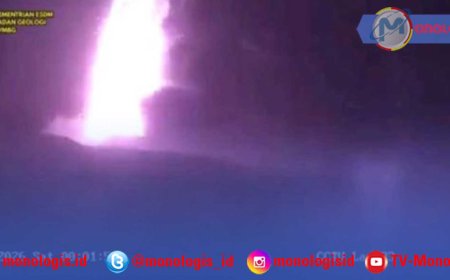Anak Krakatau Erupsi Menerus, Status Masih Siaga