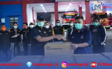 Pemkot Bandar Lampung Terima Bantuan 50 Ribu Masker