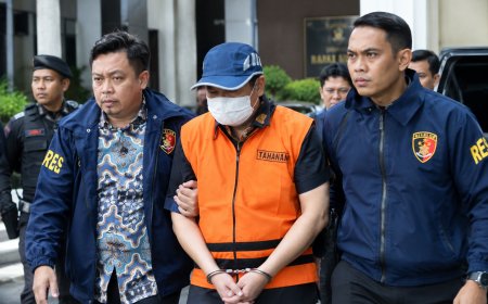 Sekda Lamteng Welly Adiwantra Ditahan Polda Lampung