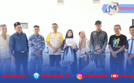 Lazismu Tubaba Beri Sepeda dan Beasiswa Rp4 Juta ke Siswa SMK