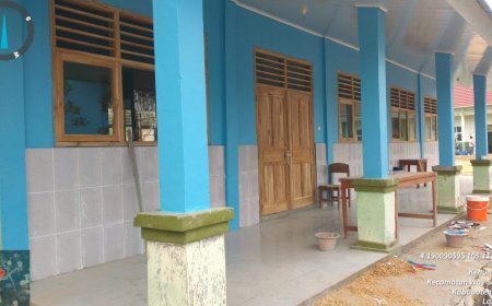 Revitalisasi SMKN 1 Way Serdang Capai 80 Persen