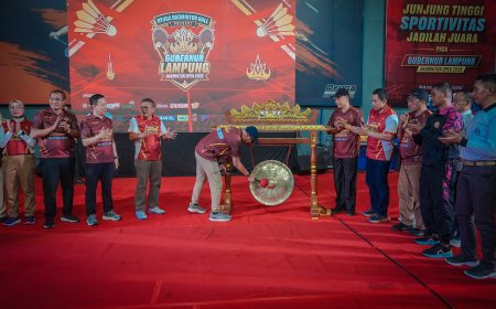 Gubernur Lampung Dorong Kompetisi Badminton Berjenjang