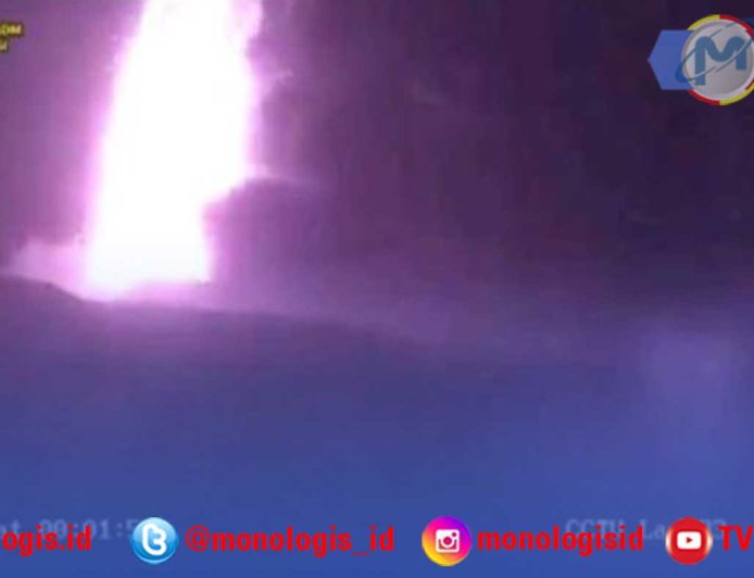 Anak Krakatau Erupsi Menerus, Status Masih Siaga