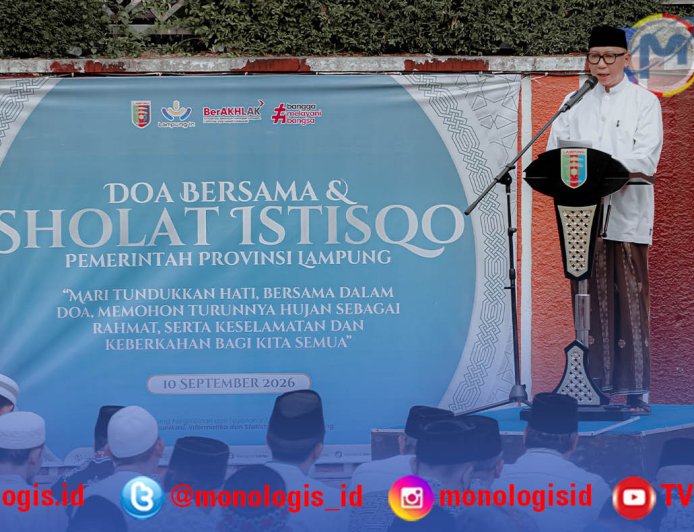 Mirza Ajak Masyarakat Lampung Salat Istisqa