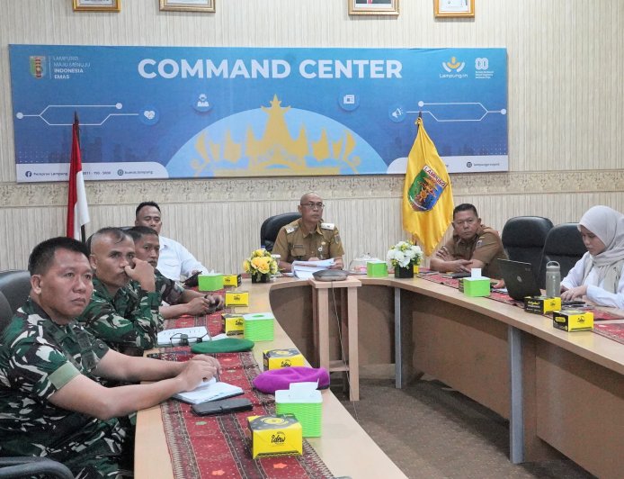 Pemprov Lampung Ikuti Rakor Pengendalian Inflasi