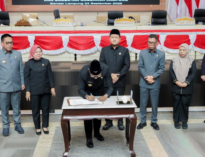 Raperda Perubahan APBD Lampung 2026 Disepakati