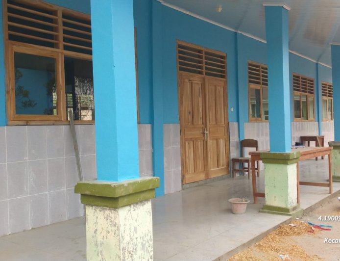 Revitalisasi SMKN 1 Way Serdang Capai 80 Persen