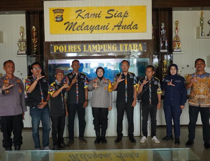GMBI dan Polres Lampung Utara Perkuat Sinergi