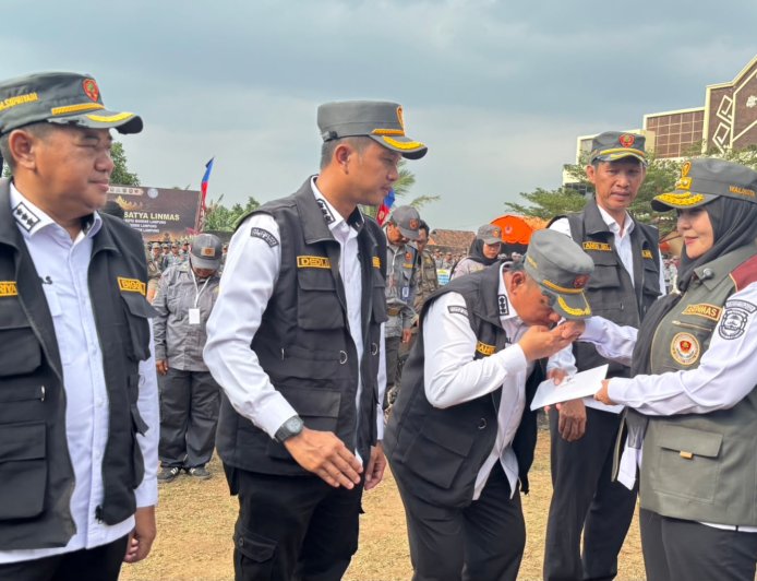 Kemah Bhakti Satya Linmas Bandar Lampung Resmi Ditutup