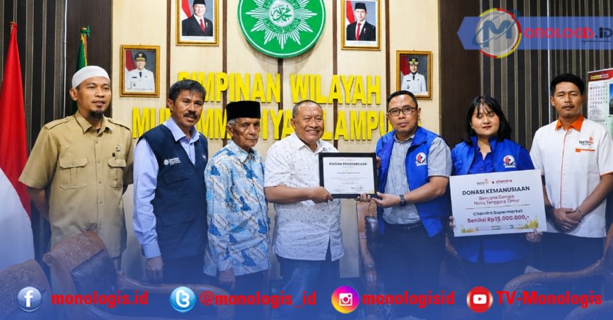 Lazismu Lampung Himpun Rp317 Juta untuk Korban Gempa NTT