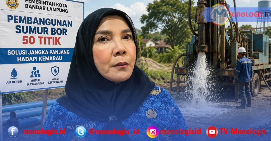 Pemkot Bandar Lampung Siapkan 50 Sumur Bor Hadapi Kemarau