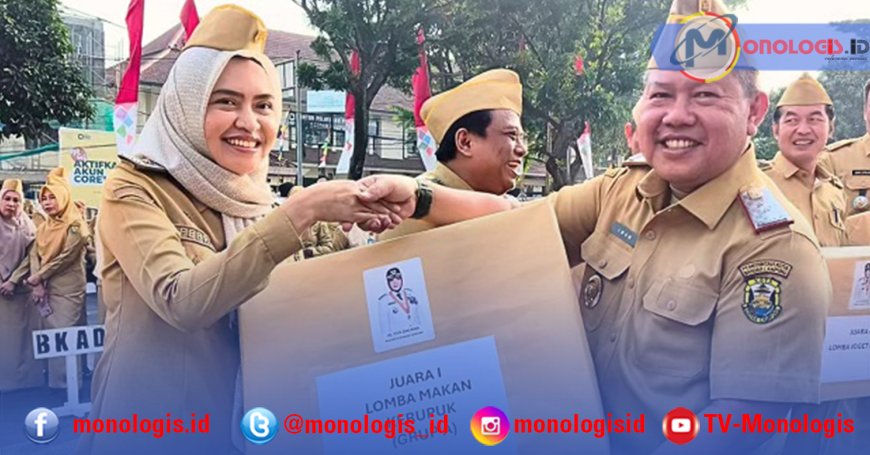 Pemkot Bandar Lampung Bagikan Hadiah Lomba HUT RI
