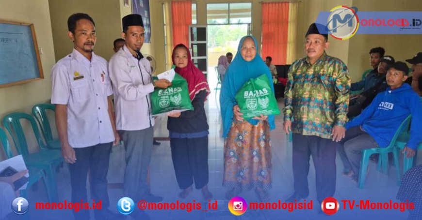 Baznas Tubaba Salurkan Bantuan Sembako dan Uang Tunai untuk 36 Lansia