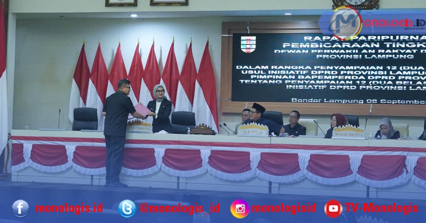 Pemprov Lampung Ajukan Dua Raperda Prioritas