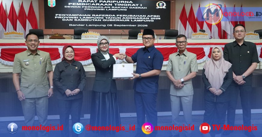 Perubahan APBD Lampung 2026, Belanja Naik Rp74,6 Miliar