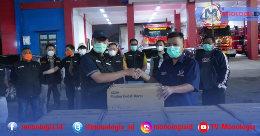 Pemkot Bandar Lampung Terima Bantuan 50 Ribu Masker