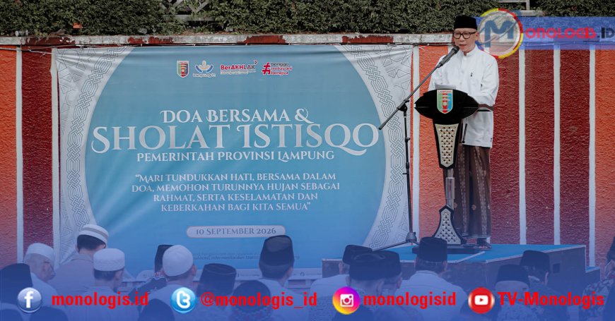 Mirza Ajak Masyarakat Lampung Salat Istisqa
