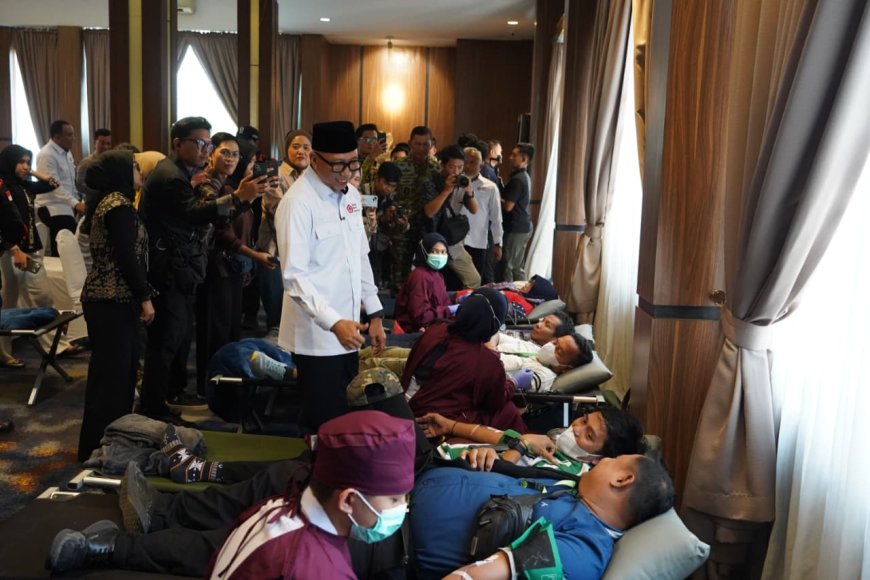 Gubernur Mirza Dorong PMI Lampung Bangun Budaya Siaga Bencana