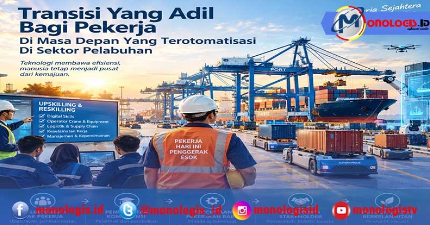 Transisi Yang Adil Bagi Pekerja Di Masa Depan Yang Terotomatisasi Di Sektor Pelabuhan