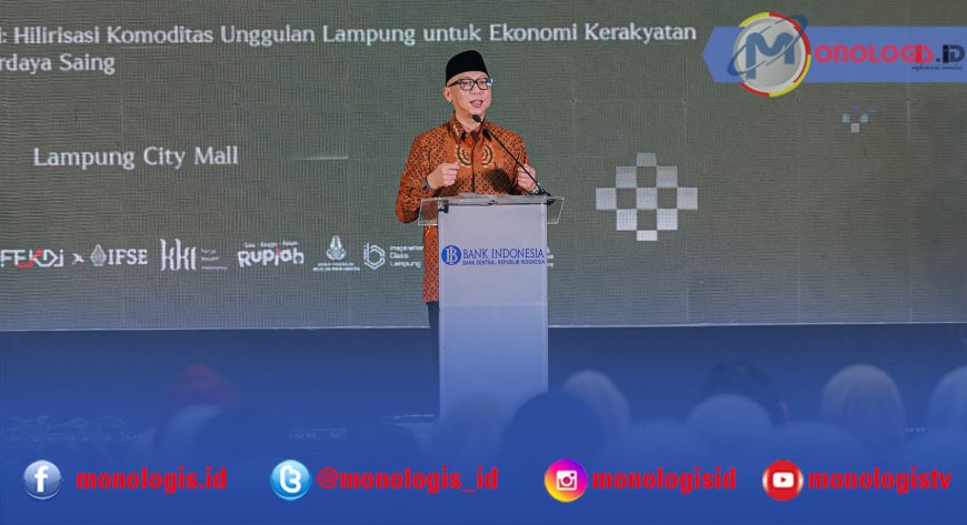 Mirza Dorong Hilirisasi Komoditas Lampung