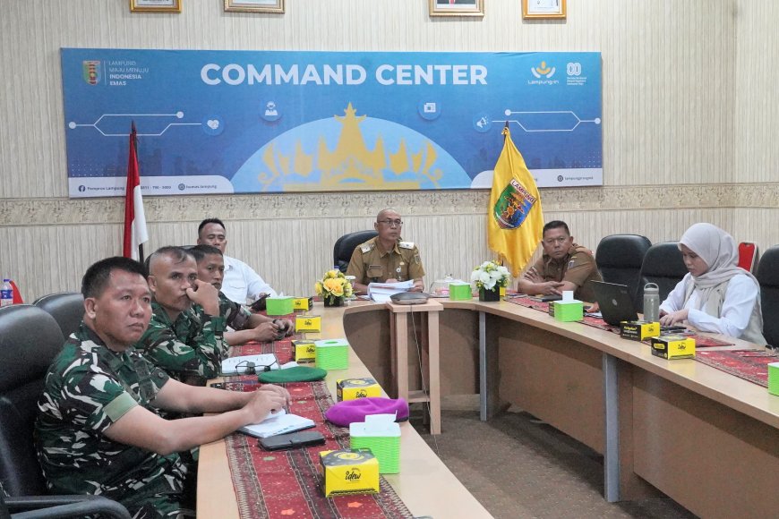 Pemprov Lampung Ikuti Rakor Pengendalian Inflasi